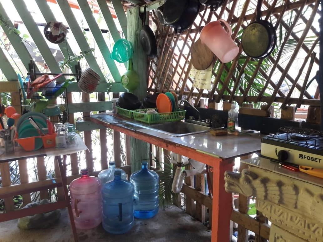 Hostal Y Camping Las G Bacalar Eksteriør billede