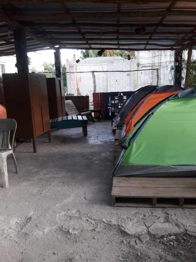 Hostal Y Camping Las G Bacalar Eksteriør billede