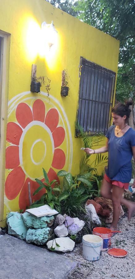 Hostal Y Camping Las G Bacalar Eksteriør billede