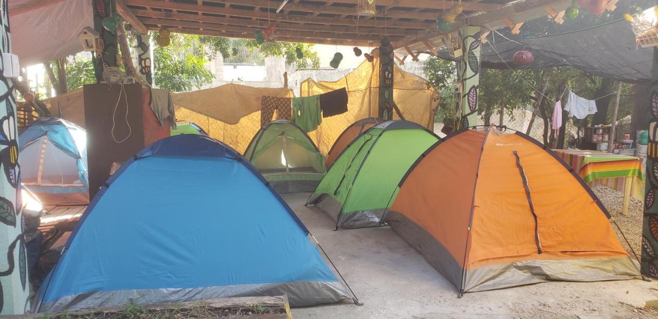 Hostal Y Camping Las G Bacalar Eksteriør billede