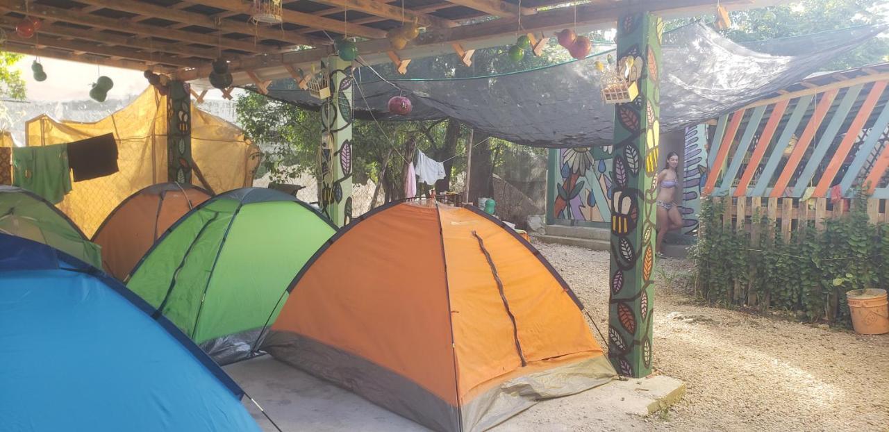Hostal Y Camping Las G Bacalar Eksteriør billede